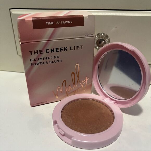 Mally Beauty The Cheek Lift Illuminating Powder Blush Bronzer Time To Tawny NWB - Picture 2 of 4